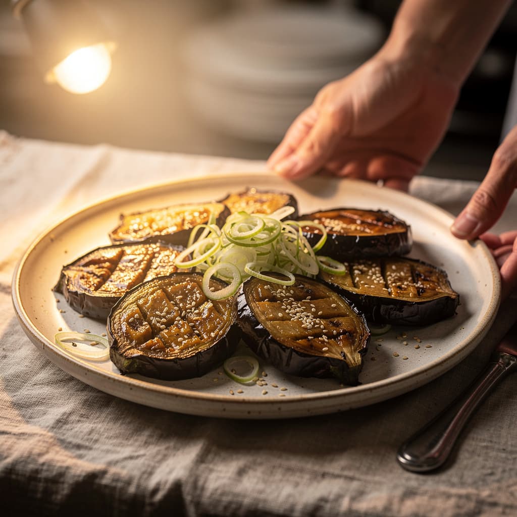 Miso Roasted Aubergine