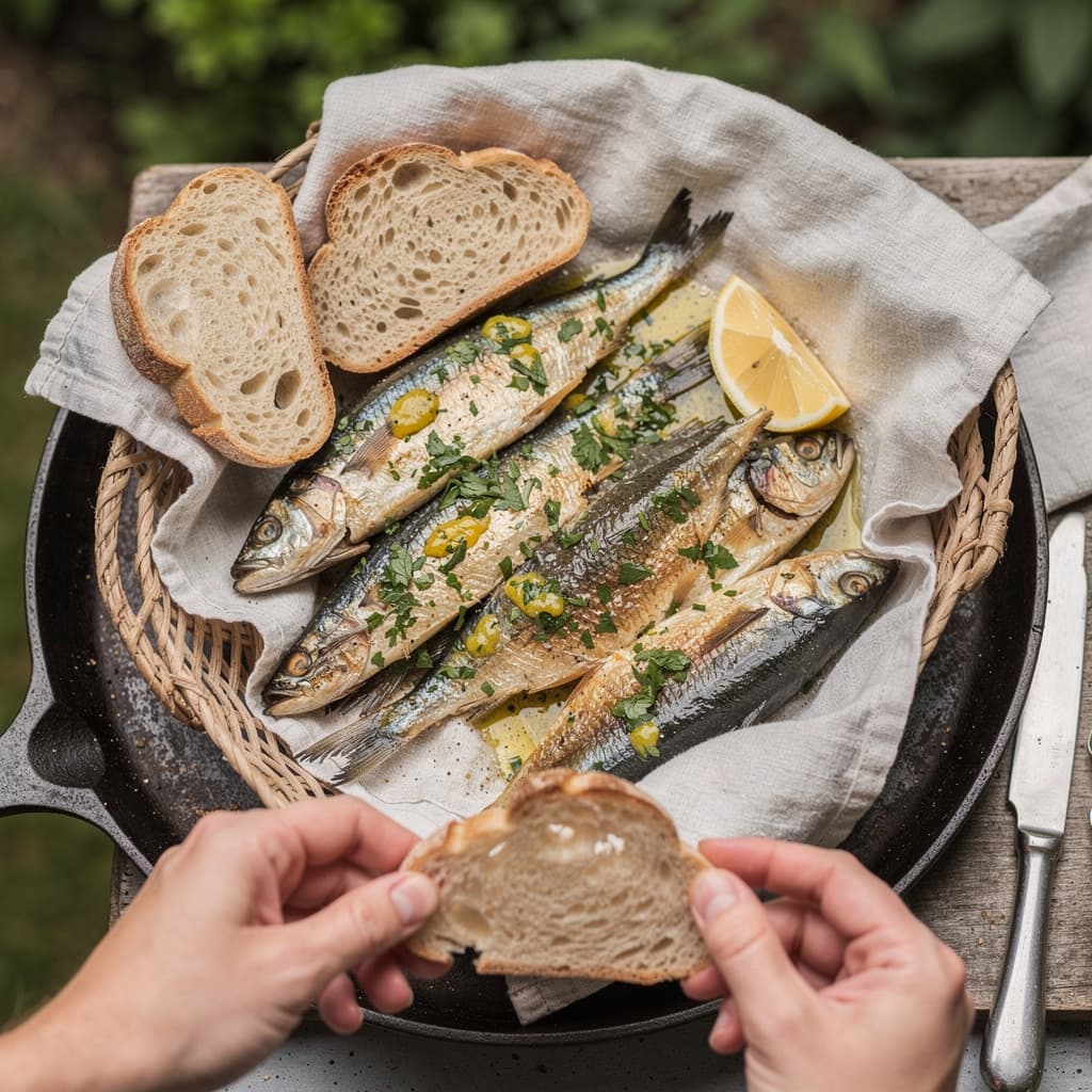 Sardines with Lemon and Oregano