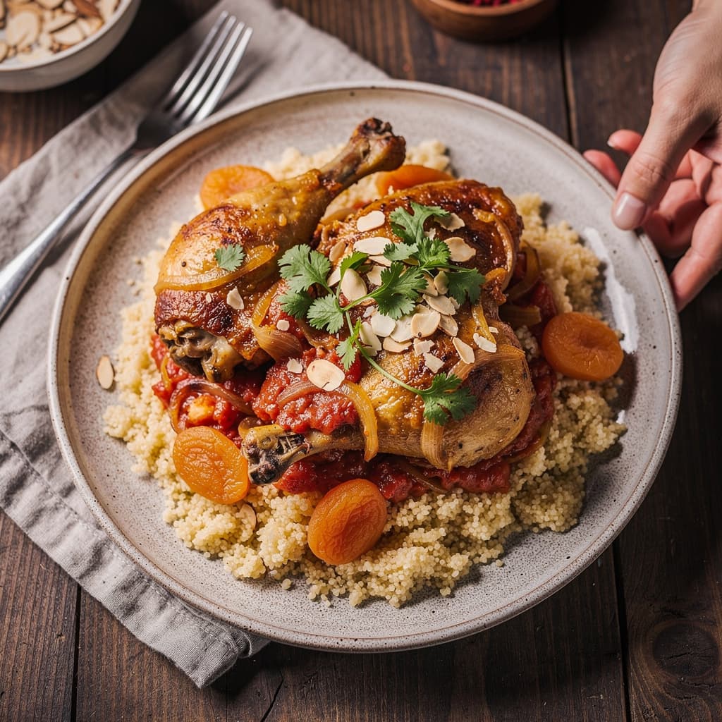 Moroccan Chicken with Apricots