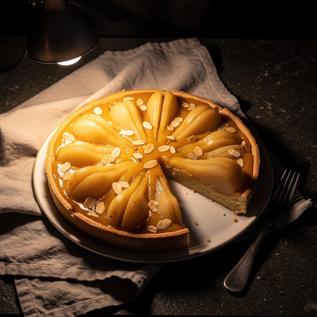 Pear Almond Tart