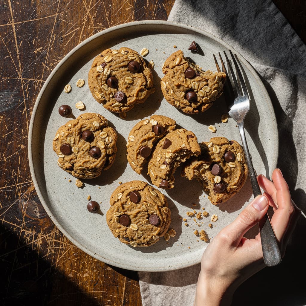 Peanut Butter Oat Cookies