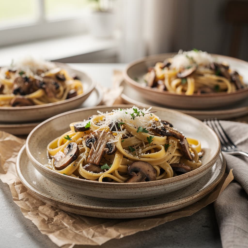 Mushroom Tagliatelle