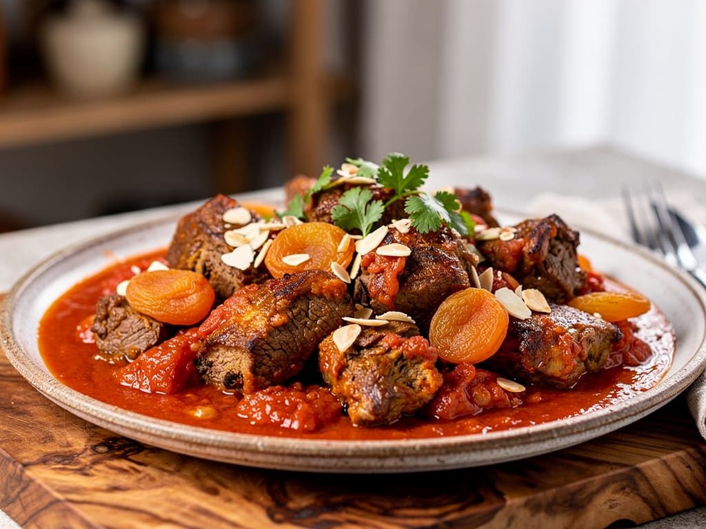 Lamb and Apricot Tagine