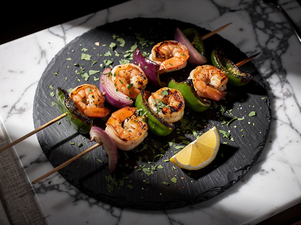 Prawn Souvlaki
