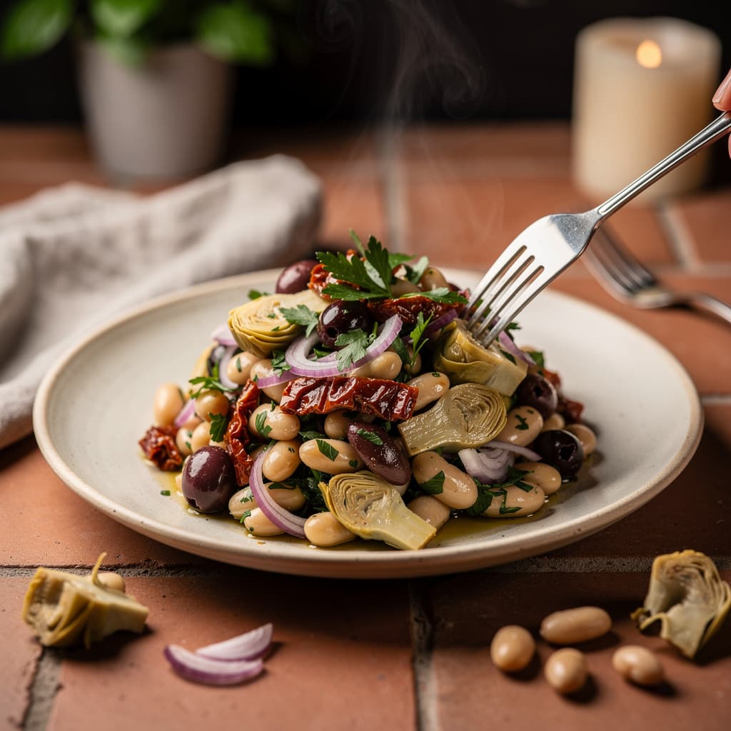 White Bean and Artichoke Salad