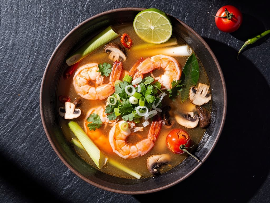 Tom Yum Prawn Soup