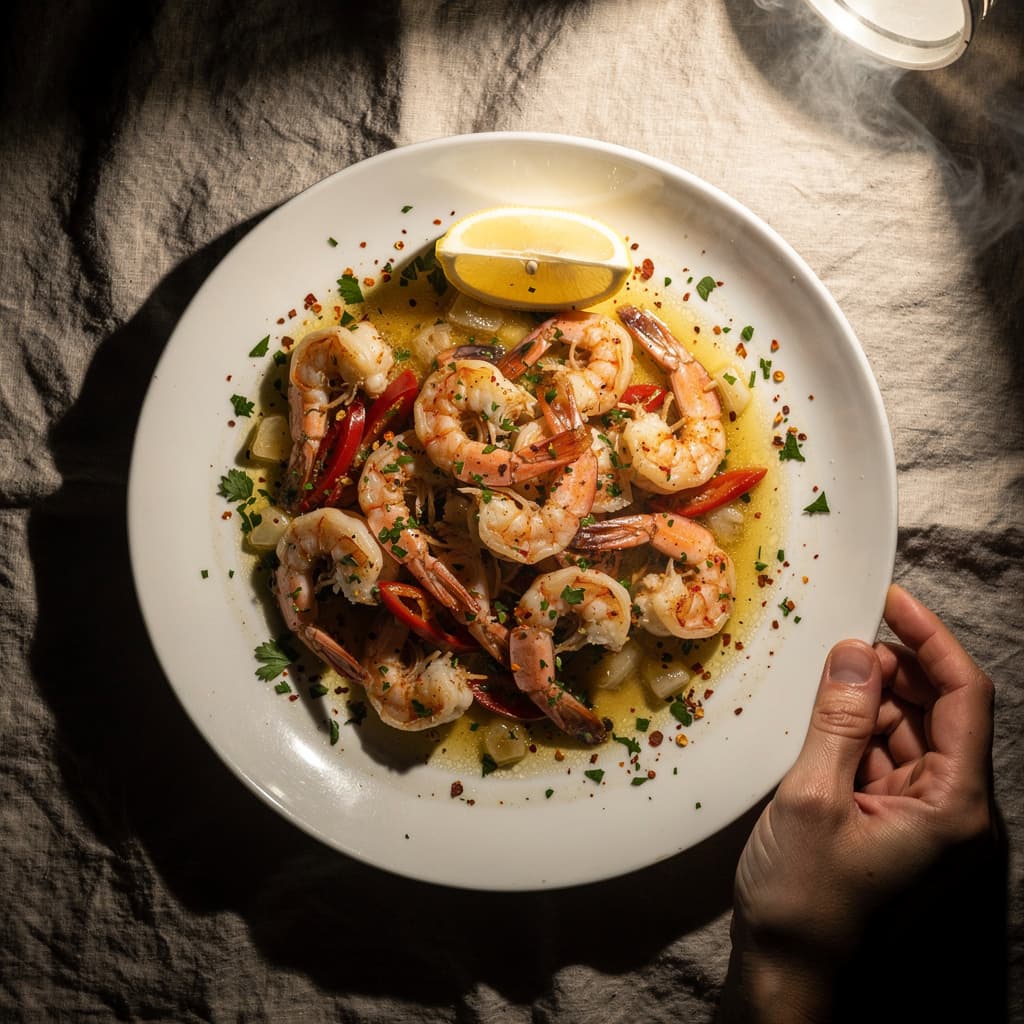 Garlic Chilli Prawns