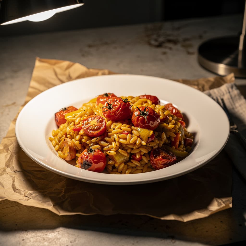 Roasted Tomato Orzo