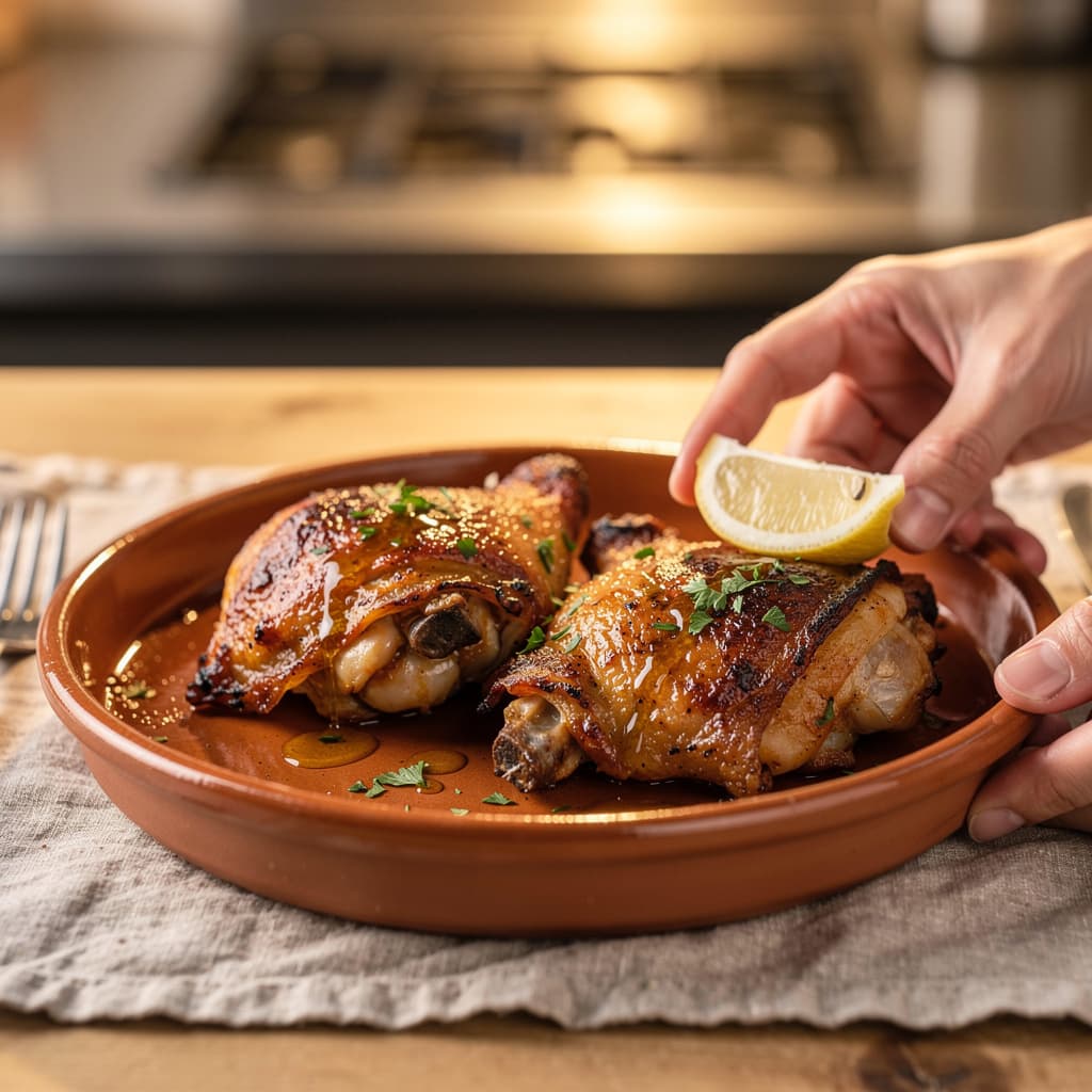 Harissa Chicken Thighs