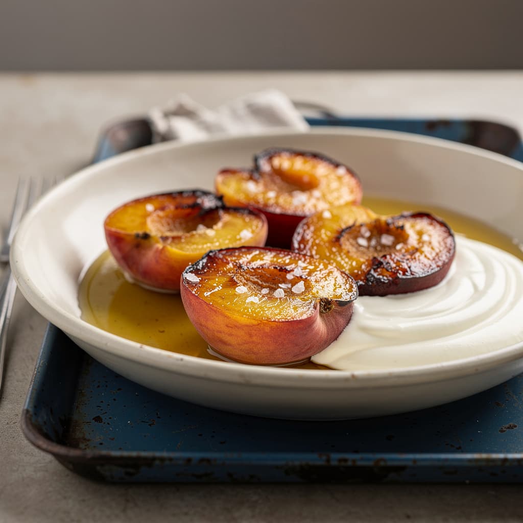 Roasted Peaches with Vanilla
