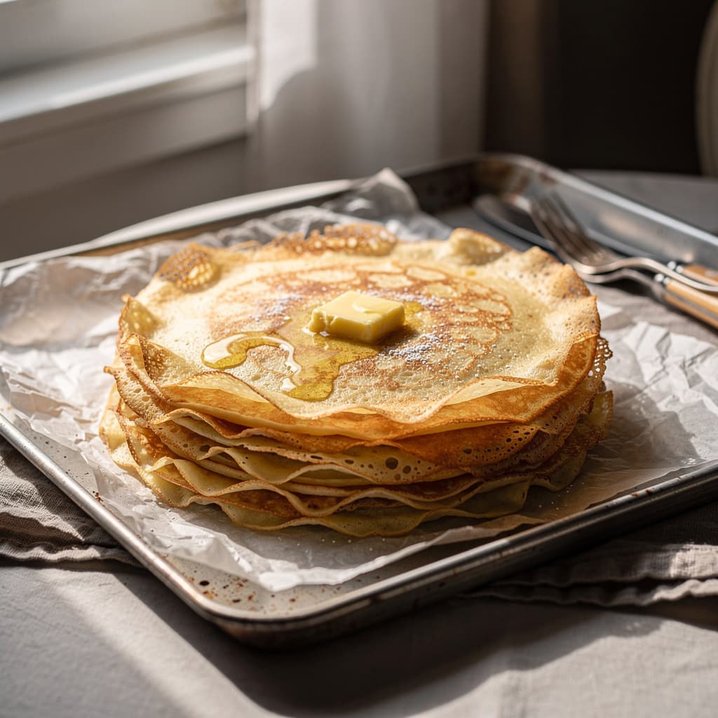 Thin French Crepes