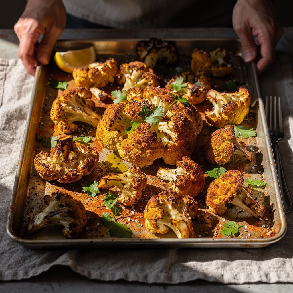 Cumin Roasted Cauliflower