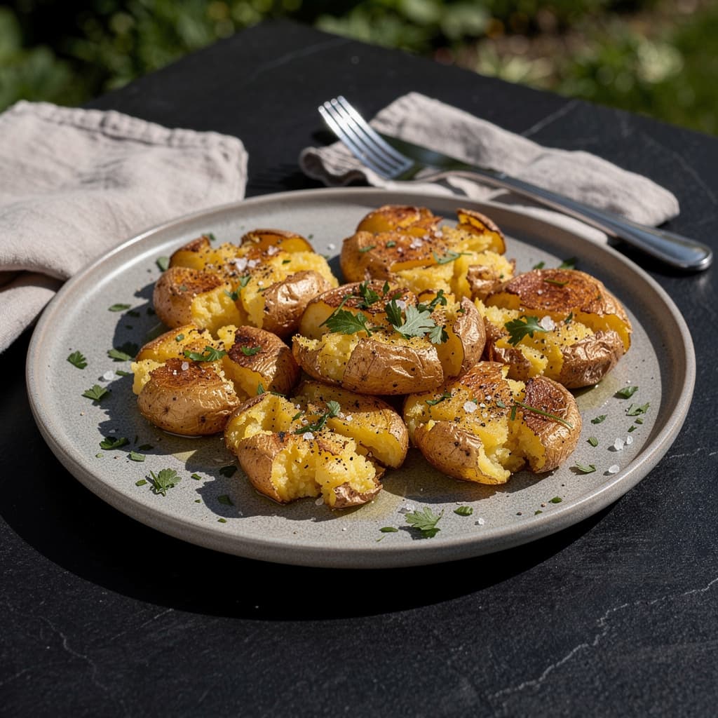 Crispy Smashed Potatoes