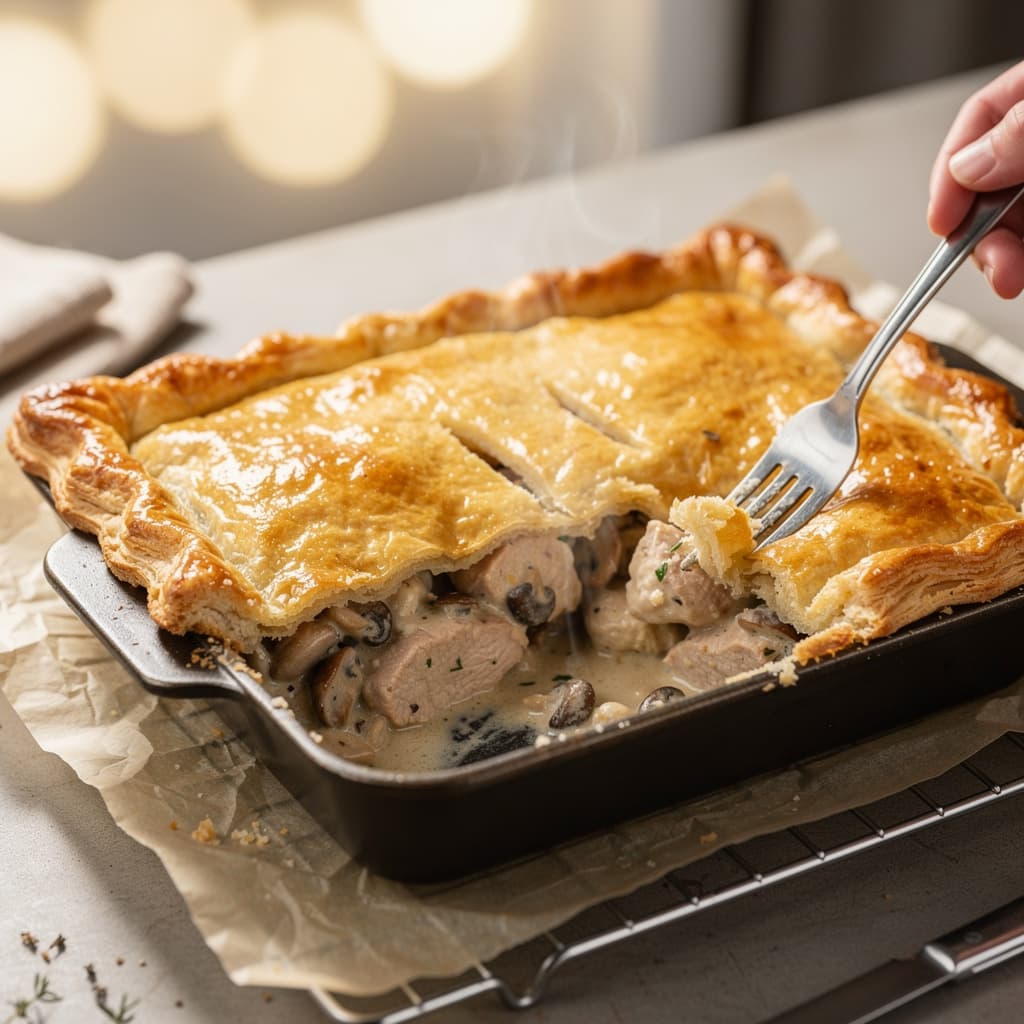 Chicken and Mushroom Pie