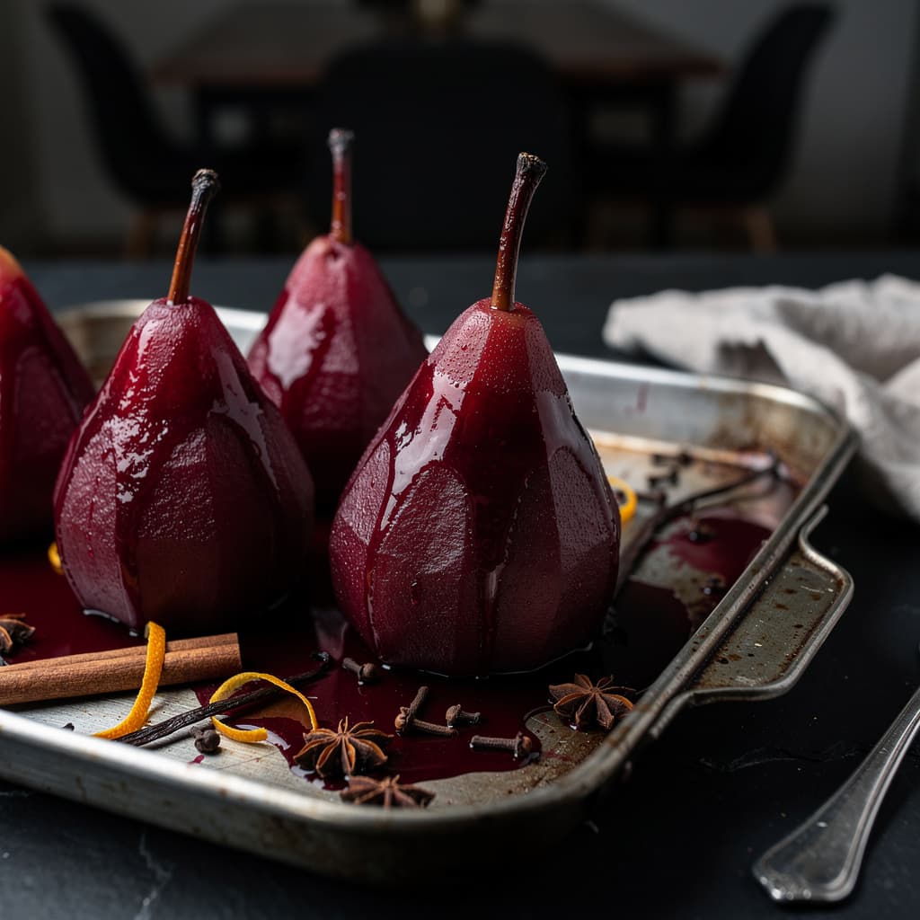 Poached Pears