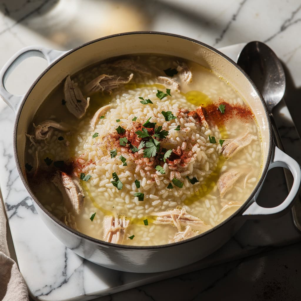 Avgolemono Chicken Soup