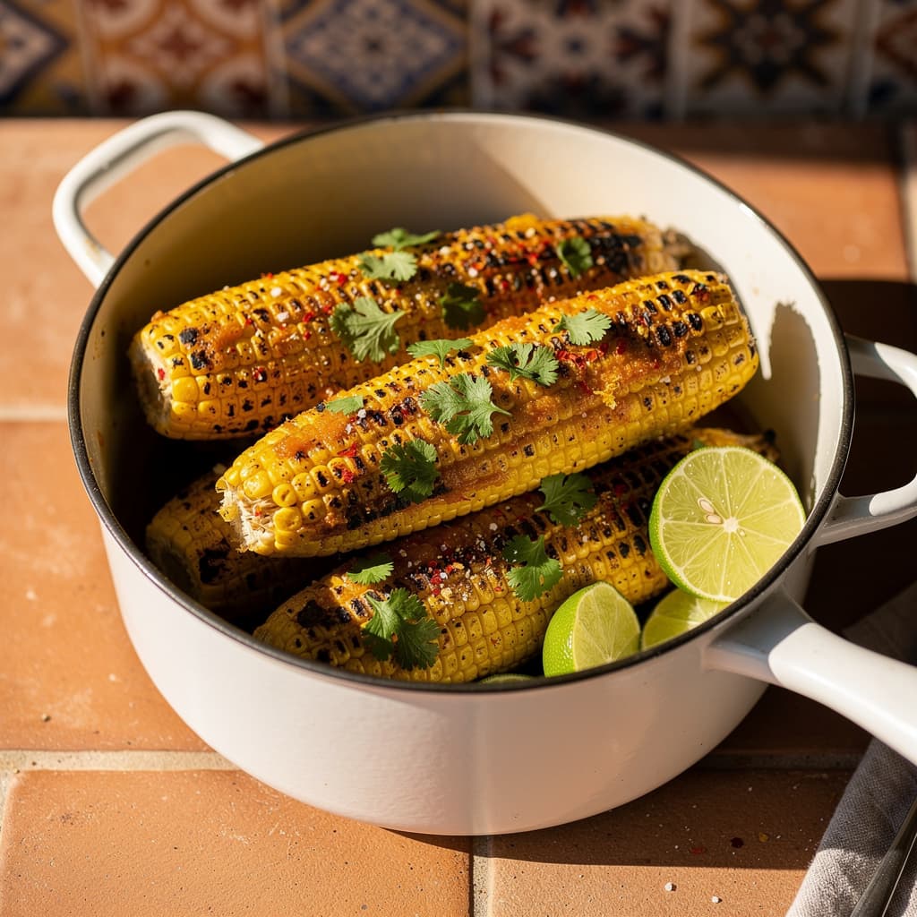 Grilled Corn with Lime
