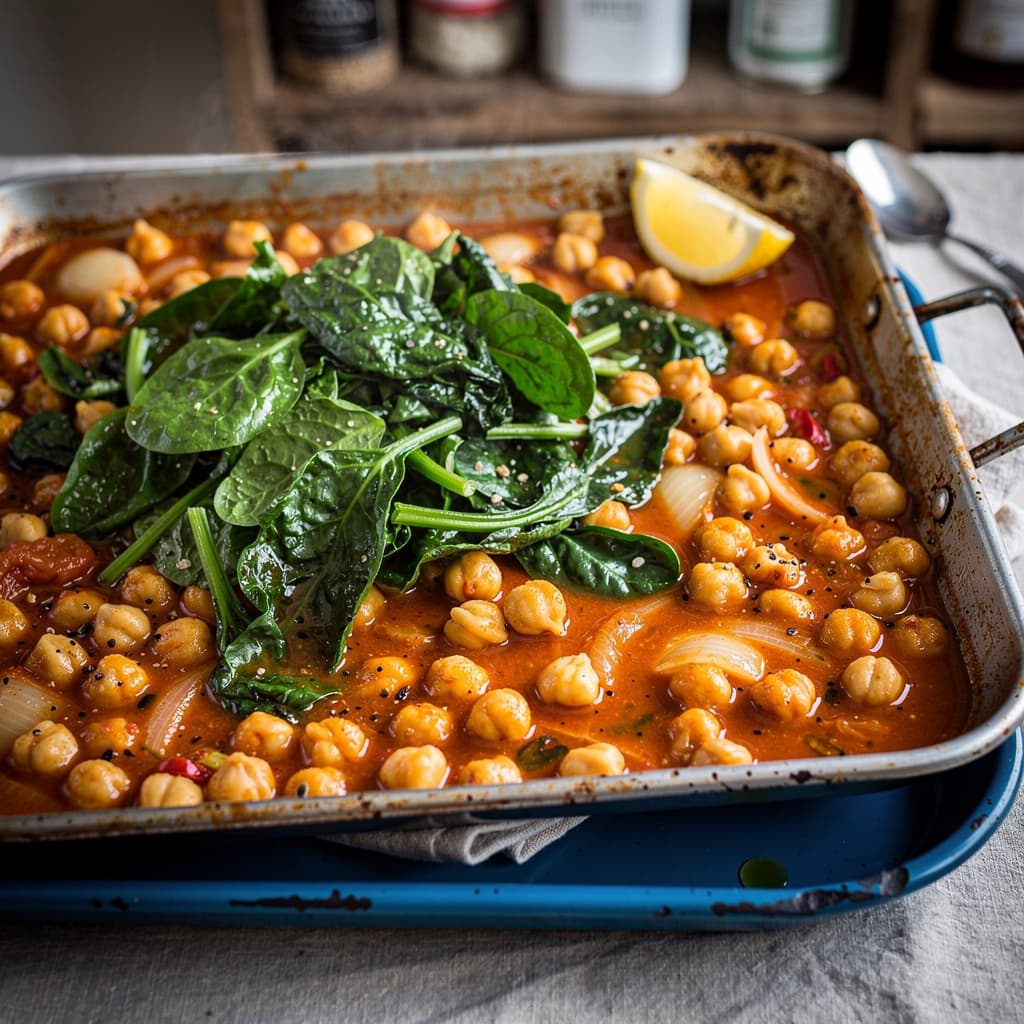 Spanish Chickpeas with Spinach