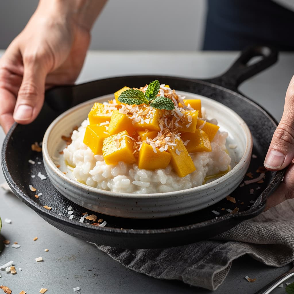 Mango Coconut Rice Pudding