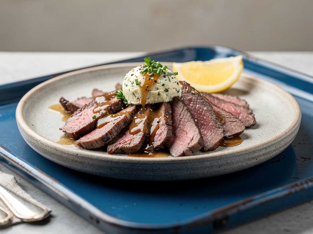 Garlic Butter Flank Steak