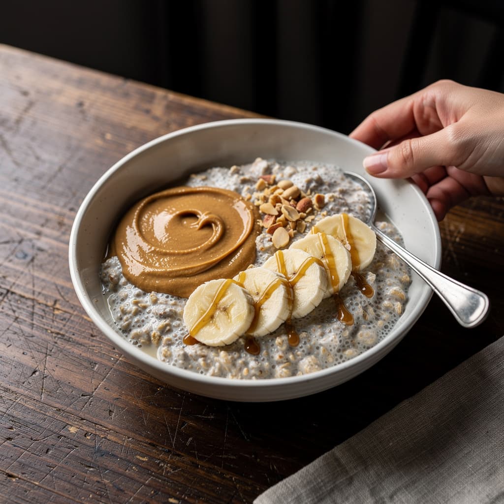 Peanut Butter Overnight Oats