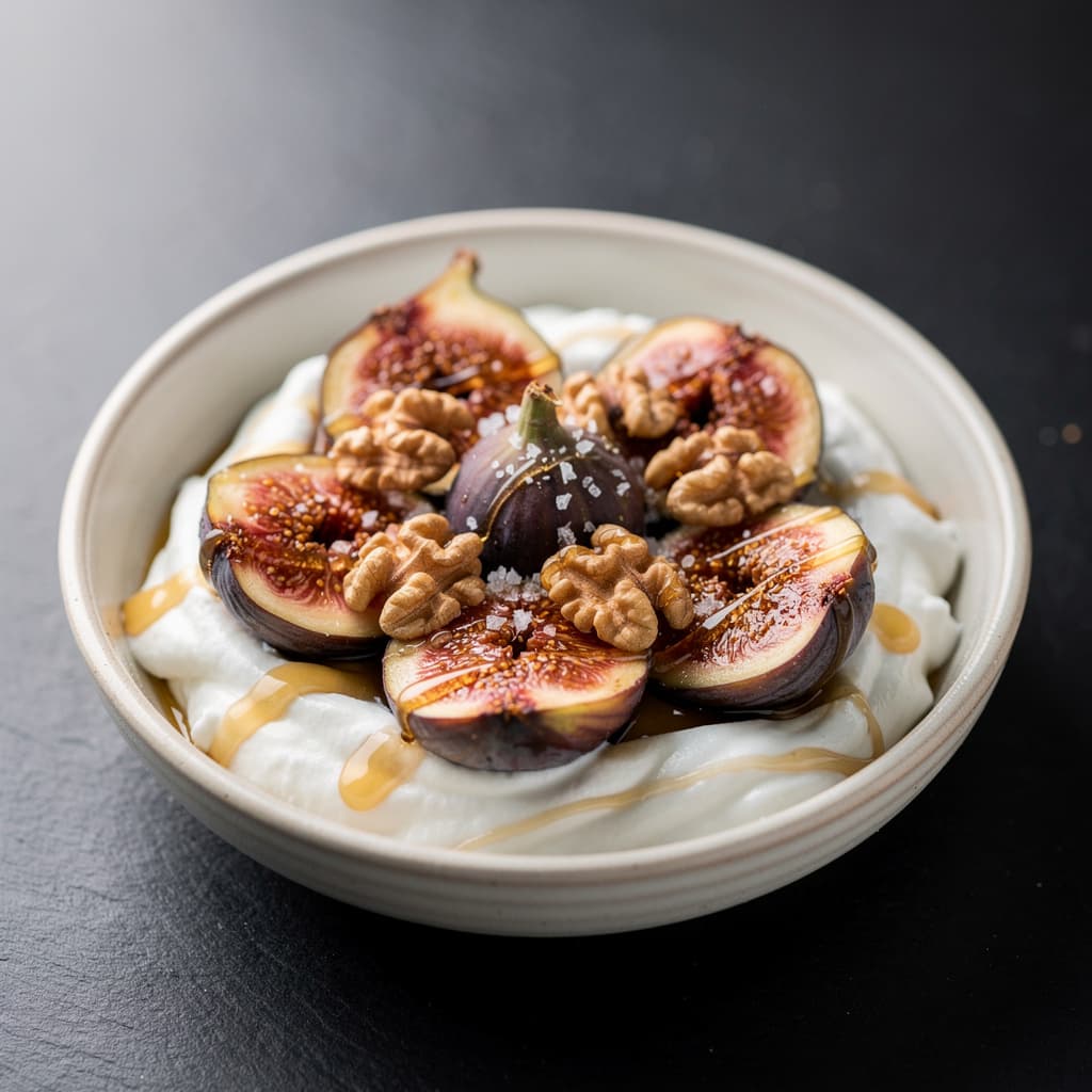Greek Yogurt with Roasted Figs
