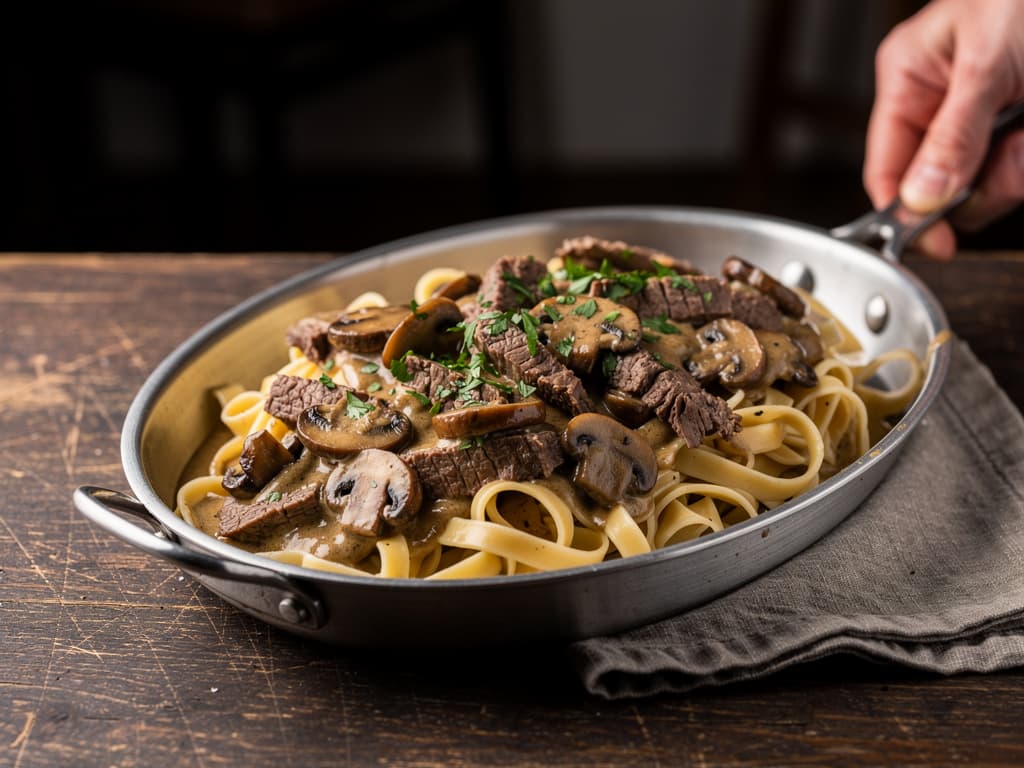 Beef Stroganoff