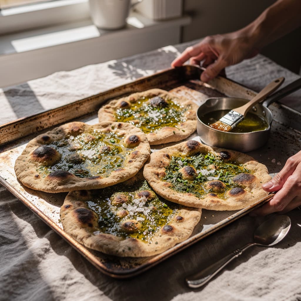 Garlic and Herb Flatbread