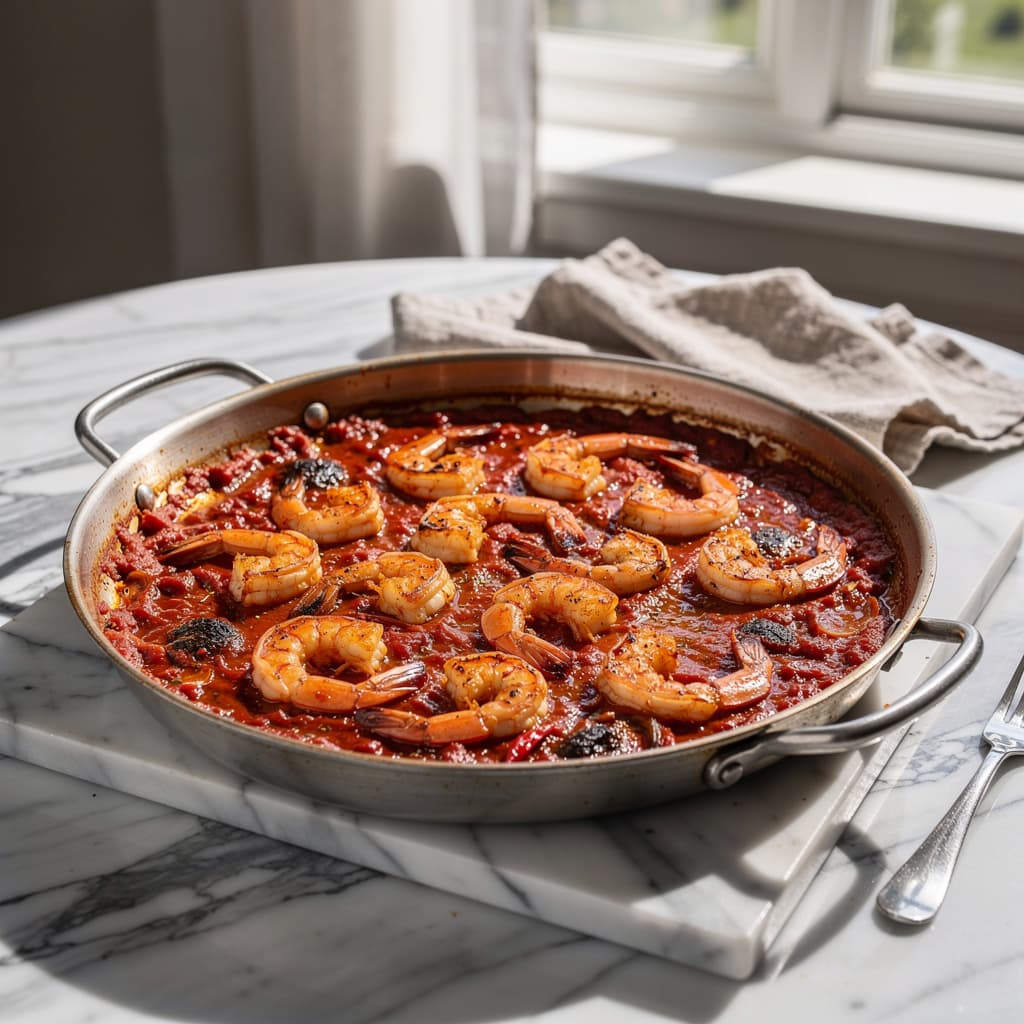 Prawns Saganaki