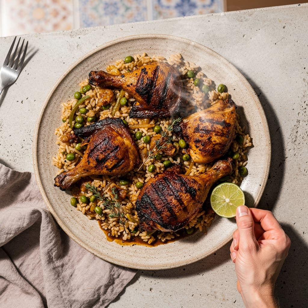 Jerk Chicken on the Grill