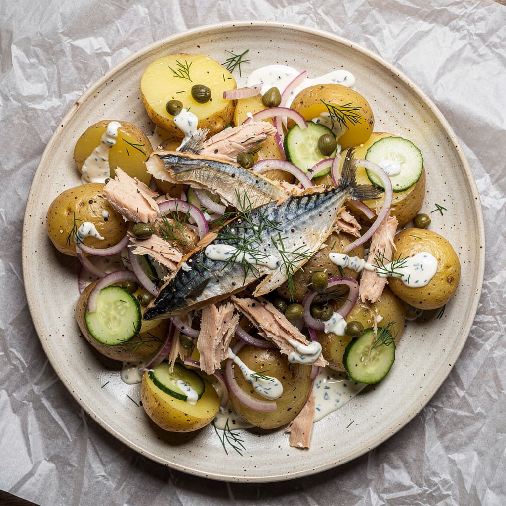 Smoked Mackerel Potato Salad