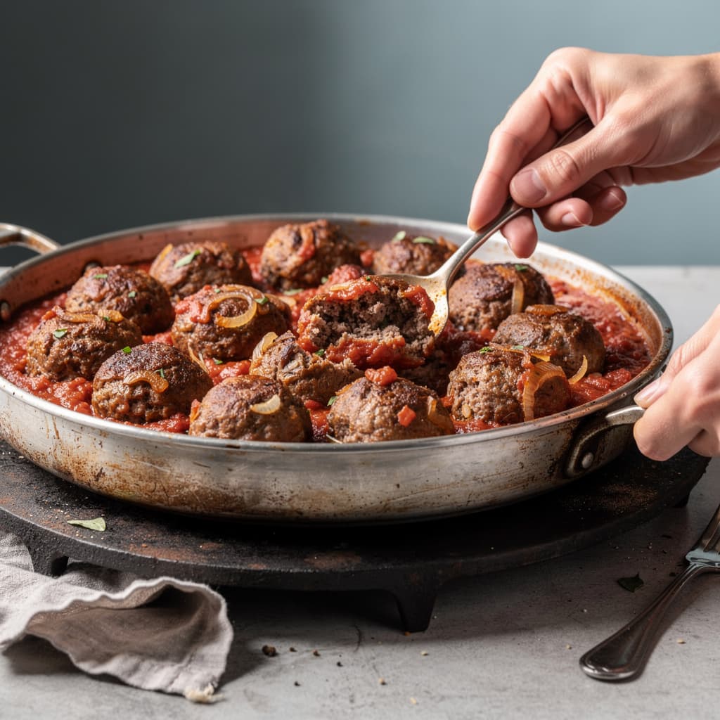 Beef Meatballs in Tomato Sauce