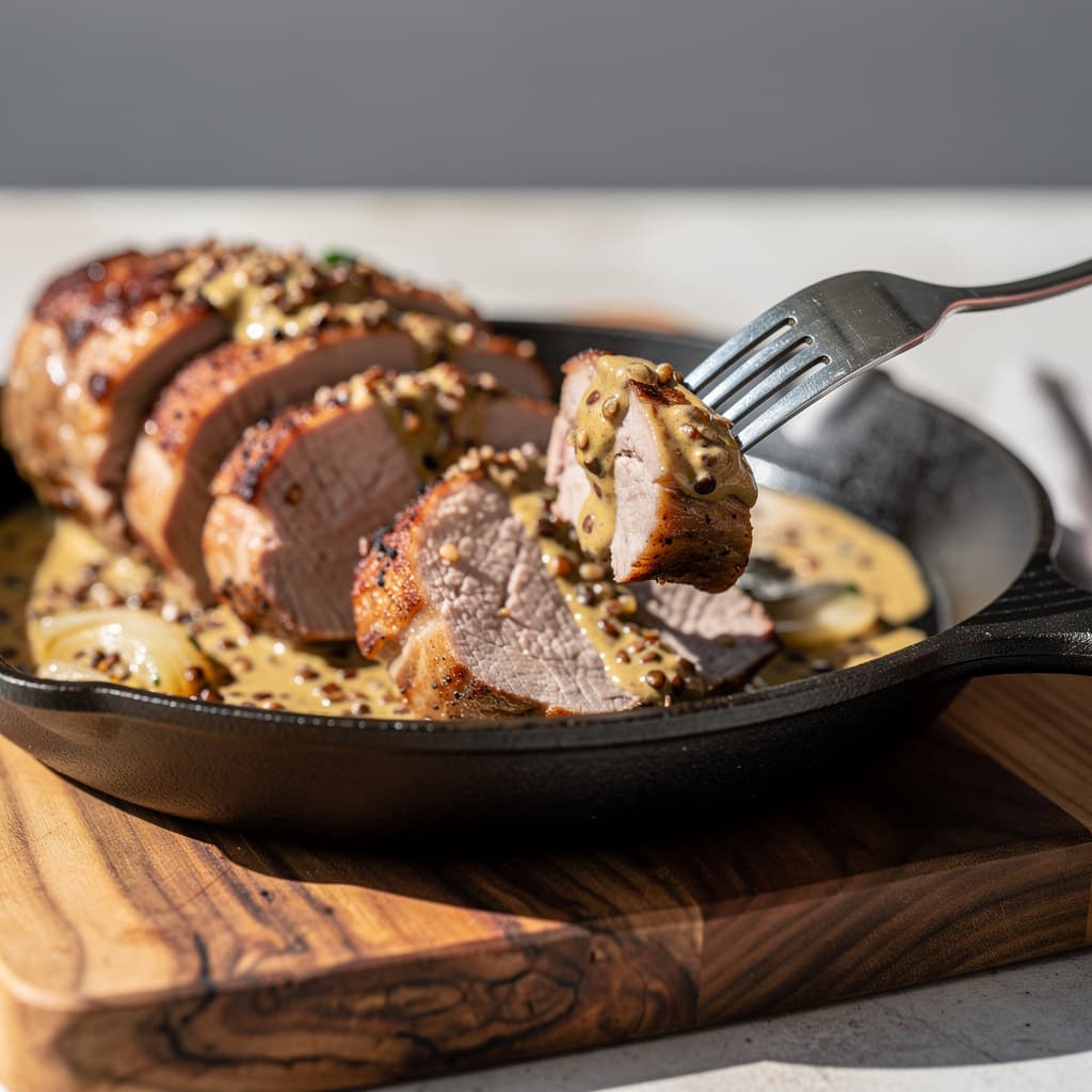 Pork Tenderloin with Mustard