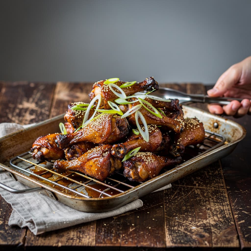 Sticky Soy Chicken Drumsticks