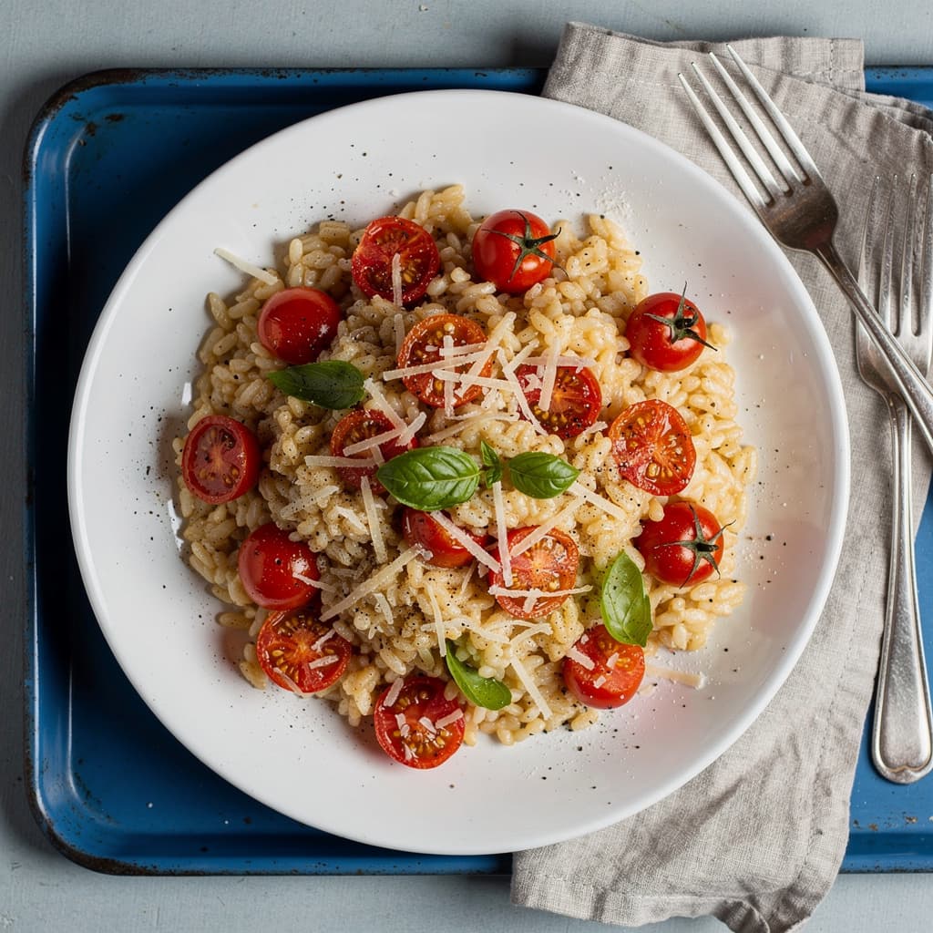 Tomato Basil Risotto