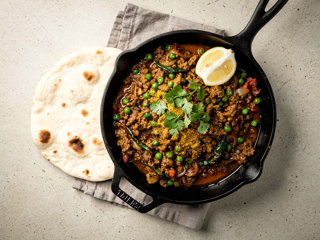 Lamb Keema with Peas