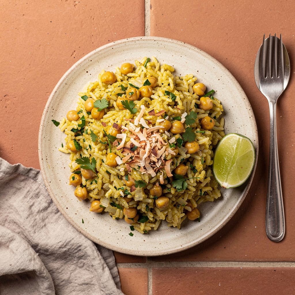Chickpea Coconut Rice