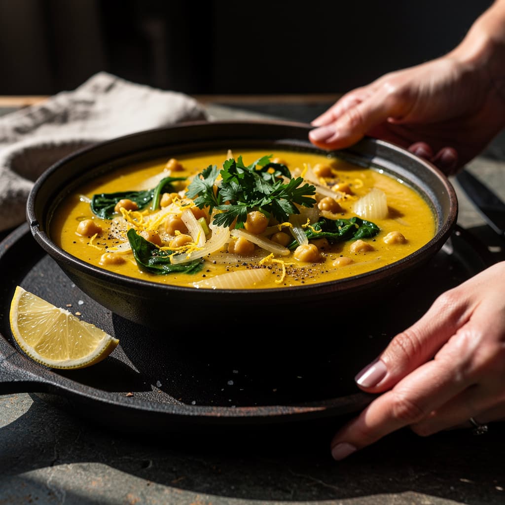 Lemon Chickpea Soup