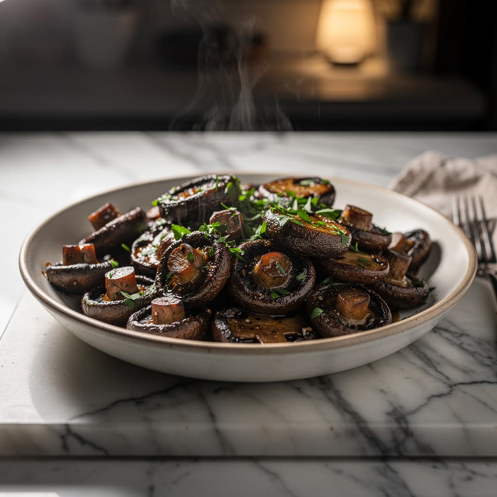 Balsamic Roasted Mushrooms