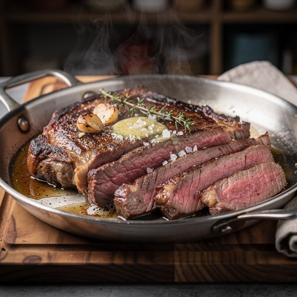 Pan-Seared Ribeye