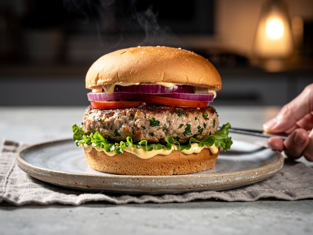 Turkey Burgers with Herbs