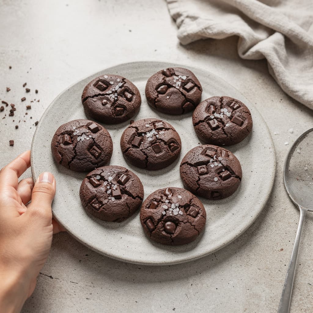 Chocolate Tahini Cookies